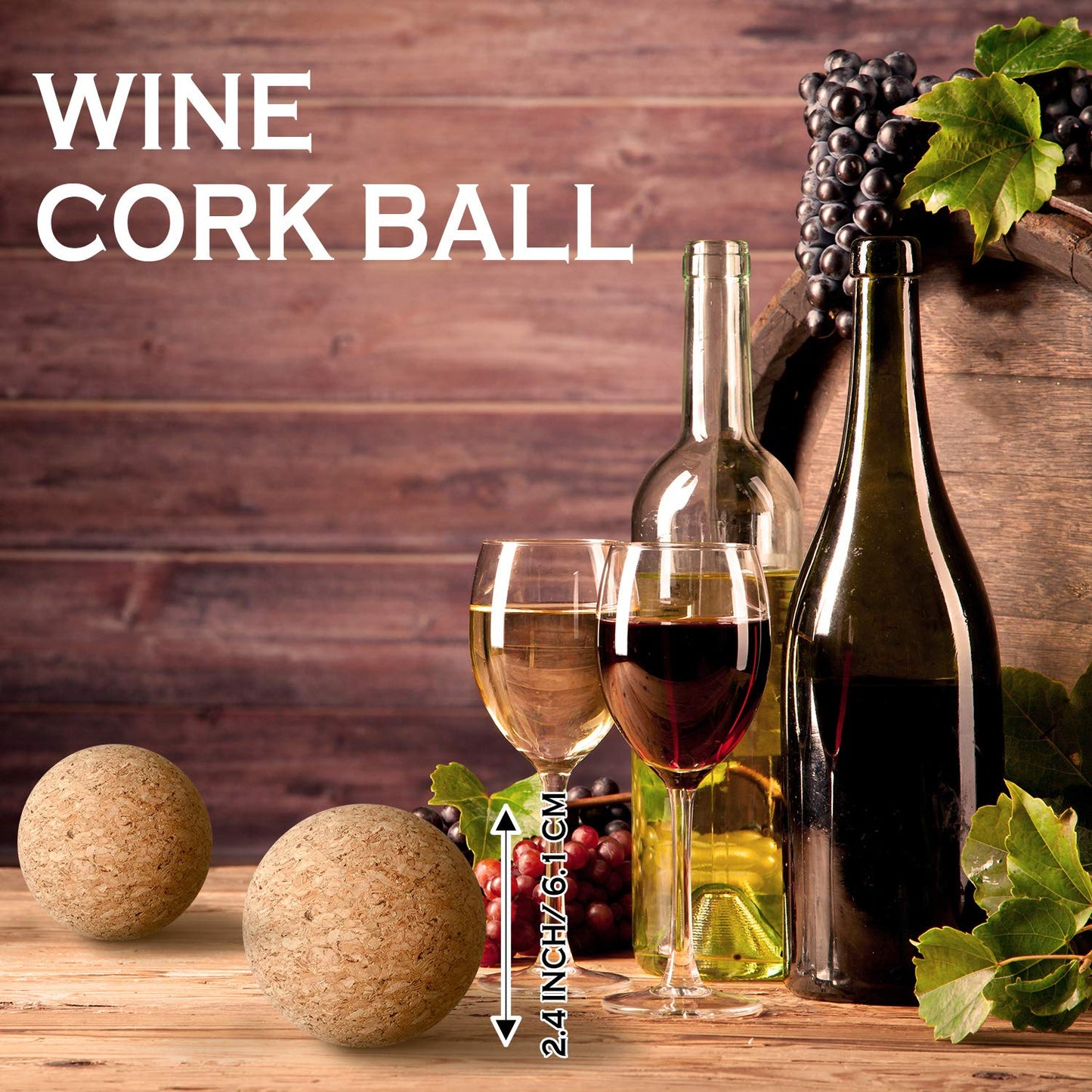 Wine Cork Ball Stoppers