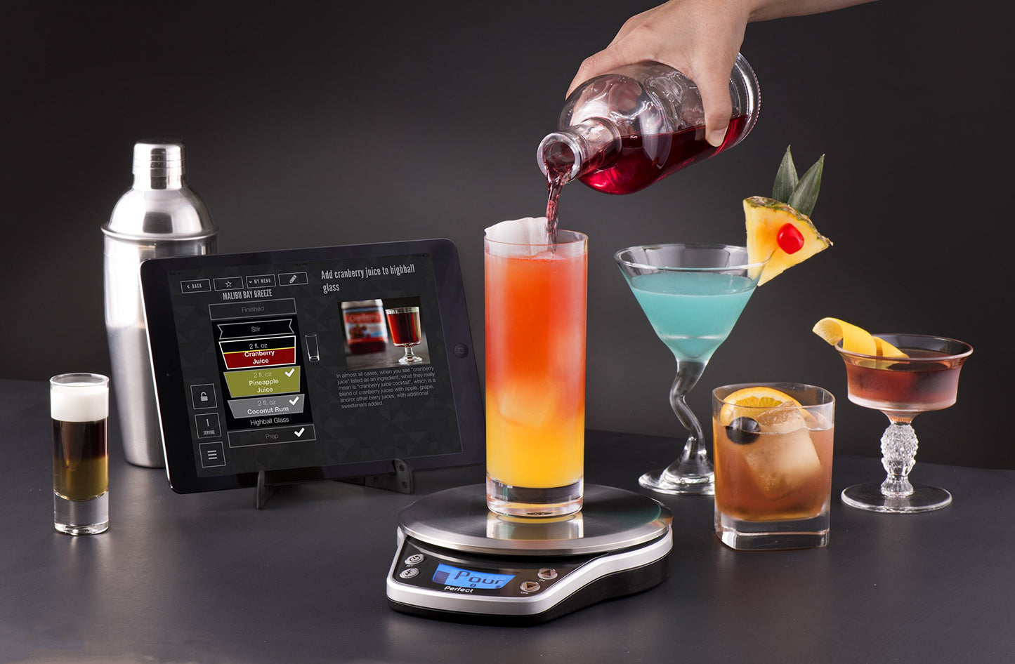 Perfect Drink Pro Smart Scale and App