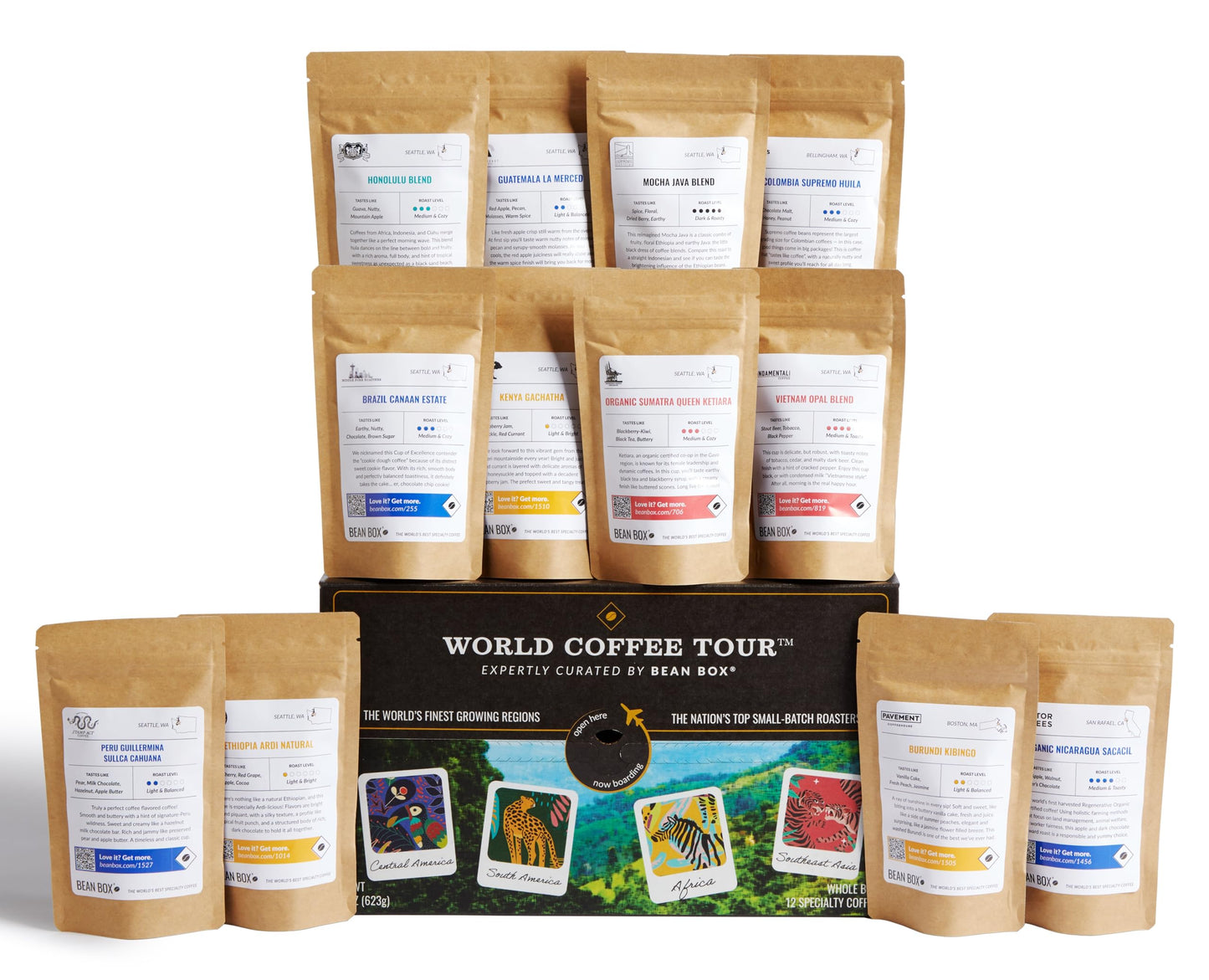 World Coffee Tour | Gourmet Coffee Gift Set