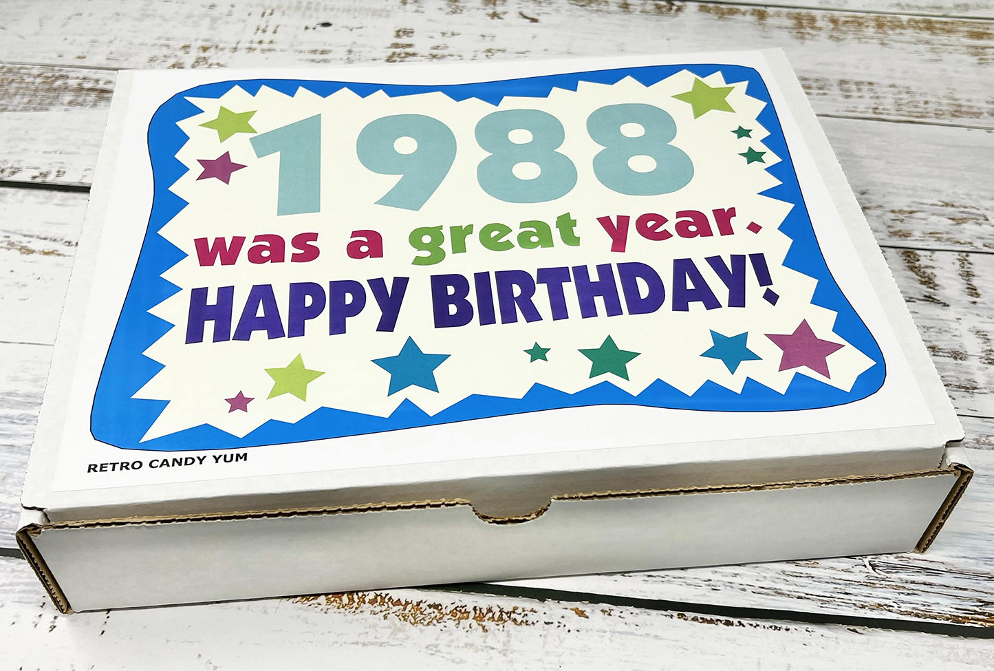 Retro Candy Yum - 1988 36th Birthday Nostalgic Candy Gift Box