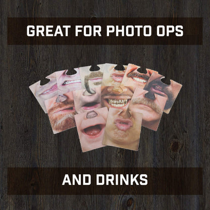 Gentlemans Club Face Drink Coasters - 20 Pack