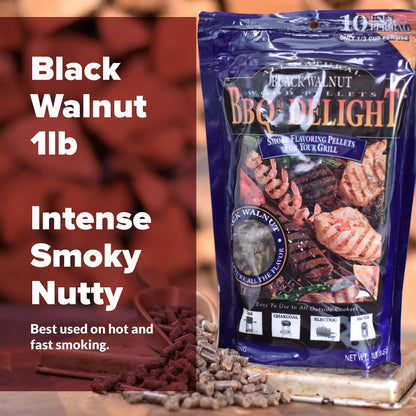 Wood Smoking Pellets Variety Pack - Apple, Hickory, Mesquite, Cherry, Pecan, Jack Daniel's