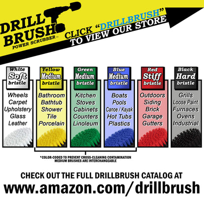 Drill Brush Attachment Power Scrubber Cleaning Kit