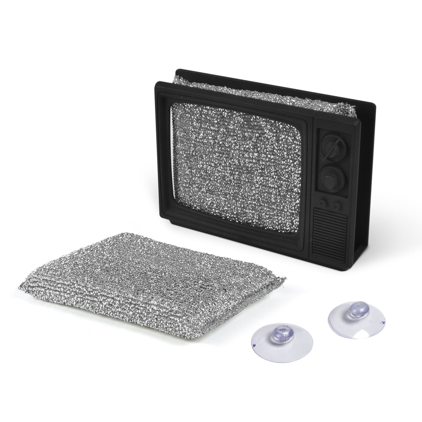 Static Clean TV-Shaped Sponge Caddy