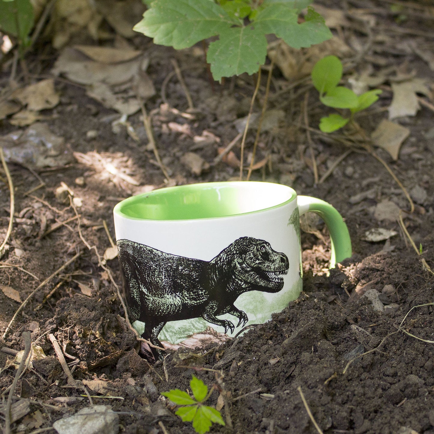 Disappearing Dino Heat Mug